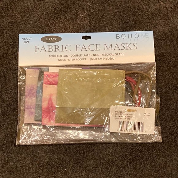 Fabric Face Masks 4 per bag (6 bags bundle) - Picture 6 of 7